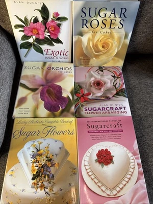 Lote de 6 tapas duras Sugarcraft del Reino Unido usadas en excelente estado Foto 1 de 4