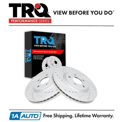 Rotores de freno delanteros TRQ para Chrysler PT Cruiser 2003-2009 Dodge Neon 2003-2005 Foto 1 de 4