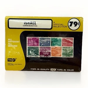Estampillas vintage de los comerciantes de Israel años 40-80 - Imagen 1 de 2