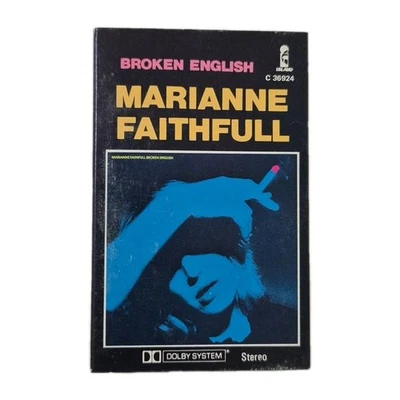 Álbum de cinta de casete Marianne Faithfull 'Broken English' 1979 Island Records Foto 1 de 4