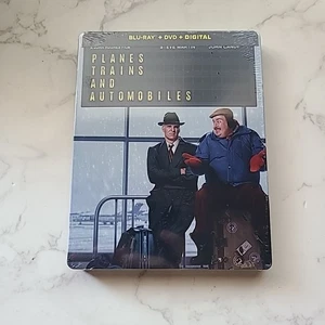 JOHN HUGHES PLANES TRAINS AND AUTOMOBILES NEW STEELBOOK BLURAY 1987 Holiday - Picture 1 of 8