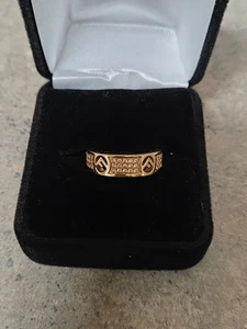 Fendi F Is Fendi Ring Crystal in Gold Size SMALL/ S - Picture 1 of 6