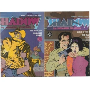 F375 Lot Of 2 Shadow  DC 1986 Comic Books Higher Grade Howard Chaykin - Picture 1 of 1