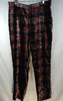 Pantalones cortos de terciopelo tartán a cuadros J. Jill grandes dinero antiguo vacaciones Foto 1 de 4