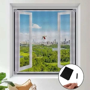 Black Window Screen Mesh Net Bug Mosquito Fly Insect Moth Door Netting Repellent - Picture 1 of 4