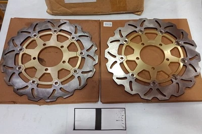 Front Brake Discs Rotors for Kawasaki ZX-10R NINJA 1000 08-15 Versys 1000 15-16 - Image 1 of 4