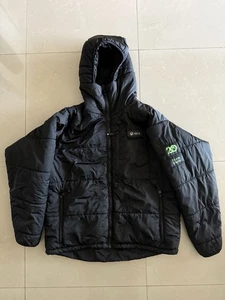 XBOX Puff Jacket Team 20 Black Nylon Hooded Puffer Size Small - Picture 1 of 4