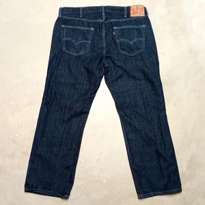 Levi's 559 Jeans Fits 40x30 Blue Denim Relaxed Straight Dark Wash - Picture 1 of 10