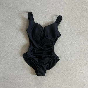 Miraclesuit Badeanzug Damen US 10 schwarz Einteiler formend Bauchkontrolle 81166 - Bild 1 von 13