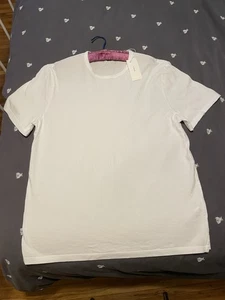 Vince Herren S/S weiß Baumwolle T-Shirt MED oder LG hergestellt in USA $ 80 Nordstrom - Bild 1 von 10