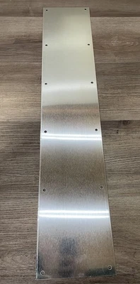 Baldwin 2000.044.0630 6" x 30" Solid Brass Kick Plate - READ - - Image 1 of 3