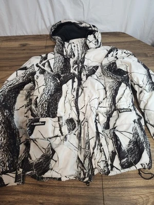 Chaqueta grande Gander Mountain blanca Real Tree TecH2O resistente Foto 1 de 4