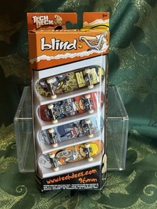 Tech Deck Blind 4 Pack Skateboard 96mm Open Box Boards Are New Unused Mosley - Picture 1 of 9