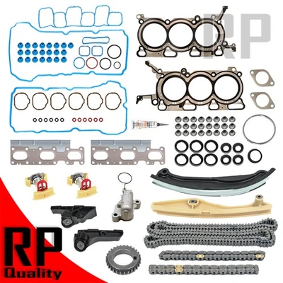 Timing Chain Kit Head Gasket For Ford Explorer Taurus Edge Flex Titanium 3.5L - Image 1 of 4