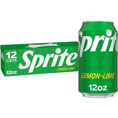 Refrescos de soda Sprite limón lima, 12 fl oz, paquete de 12 12 fl oz (paquete de 12)  Foto 1 de 4