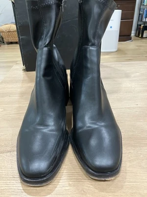 Dolce Vita Women's Booties Size 8.5M Extremely Soft Leather Black Heeled - Image 1 of 4