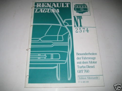 Manual de Taller Renault Laguna Turbo Diesel, 1996 - Imagen 1 de 1