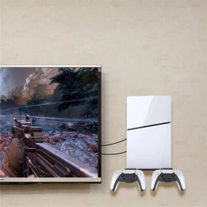 Für Ps5 Slim Halter Wandhalterung Halterung Kit Playstation 5 Lagerung Stand - Bild 1 von 6