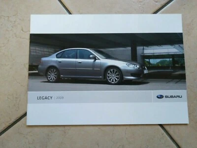 Brochure Subaru Legacy 2009 - Immagine 1 di 4