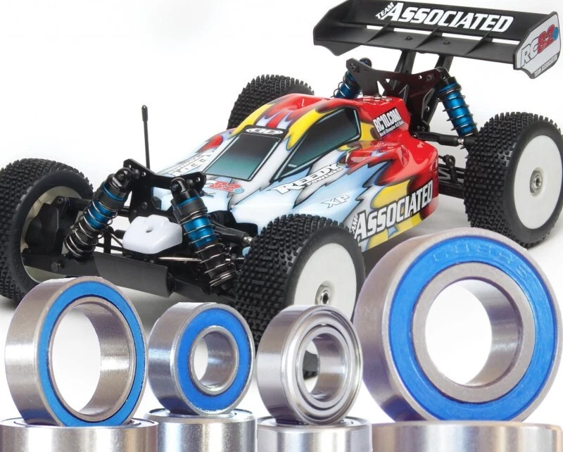 Team Associated RC8.2E Buggy Bearing Kit - Precision Bearing Upgrades - Exp Post - Image 1 of 1