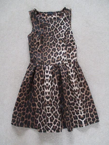 Leopard print dress size 8 Topshop (age 13 approx.) - Picture 1 of 4