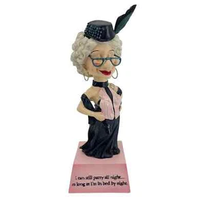 Figura Bobblehead Biddys 12848 Fiesta Toda la Noche Westland Giftware 2007 Novedad - Imagen 1 de 9