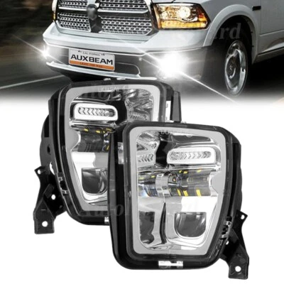 Luces antiniebla LED para Dodge Ram 1500 2013-2018 parachoques conducción faros antiniebla repuesto Foto 1 de 4