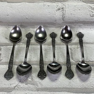 Versailles By MSI Japan Teaspoon 6 1/2" Stainless Lot Of 6 Discontinued - Picture 1 of 4