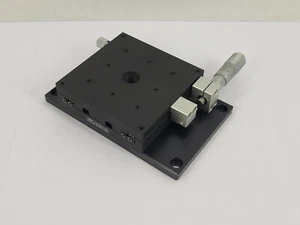 Chuo Precision LS-931-S1 X-Axis Micro Stage 90x90, Stroke 15mm, Micrometer Adj. - Picture 1 of 12