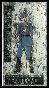 Tobacco Card, Carreras, BATTLE OF WATERLOO, 1934, German Army (Private), 3