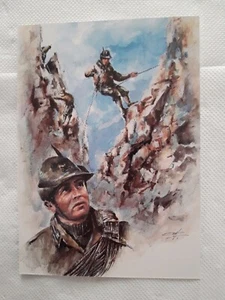 Cartolina Post Card Cartoline Militari Alpini Tiratura 1500 esemplari 1987 <l - Picture 1 of 2