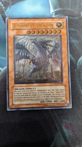 YUGIOH Ultimate Rare Judgment Dragon TU01-EN000 Slight Wear - Picture 1 of 2