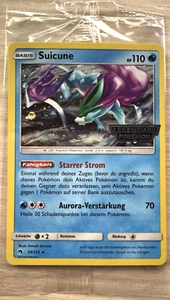 🎁 SEALED 🎁 Suicune • Echo des Donners • LOT 59 • Legendäre Pokemon Karte Stamp - Bild 1 von 4