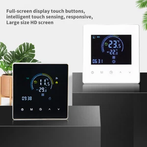 Controller temperatura termostato LCD riscaldamento a pavimento ambiente schermo LCD 3A/16 A - Foto 1 di 27