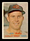 1957 Topps #266 Ken Kuhn GVG RC Rookie Indians 231759