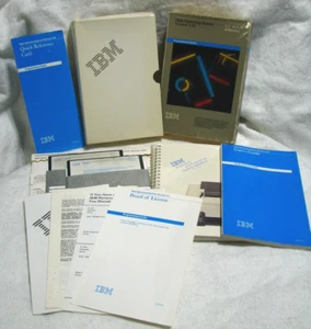 IBM DOS 3.3 Software Manuals in Box, May 1989, 5 1/4 Floppy, Proprinter II & XL - Photo 1/11