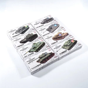 1/114 4D Modell Zum Selbermachen Panzer insgesamt acht Puzzle Mini Spielzeug eine Box und zwei Sets - Bild 1 von 21