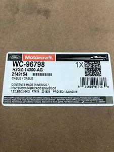 MOTORCRAFT WC-96798 BATTERY CABLE ASSEMBLY FOR 2017-2018 FORD EDGE 3.5L AUTO - Picture 1 of 1