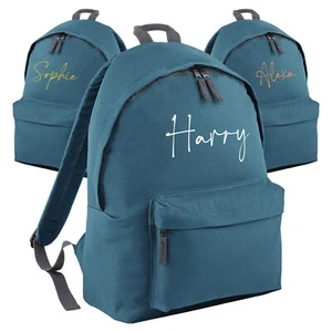 Personalised Backpack With Custom Name for Kids Or Childrens Back to School - Picture 1 of 6