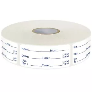 500 Removable Freezer Pantry Canning Labels Set Water Oil Resistant with Perf... - Picture 1 of 7