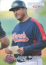 2012 Team Issue Cedar Rapids Kernels JAMIE BURKE RC ANGELS MANAGER