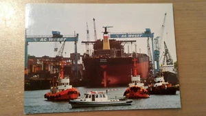 Postkarte Werft AG Weser Hapag Lloyd Tanker Bonn 08.08.1982? STEMPEL gel_3 - Bild 1 von 7