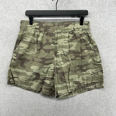 Sanctuary Social Standard Shorts Womens Size Large Green Camouflage Utility - Image 1 of 4