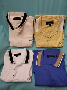 Lot of 4 VINTAGE Greg Norman Cotton Polo Shirt Adult XL - Picture 1 of 9