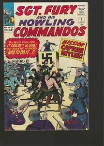 Sgt. Fury and His Howling Commandos #9 Marvel 1964 Very-Fine - Picture 1 of 2