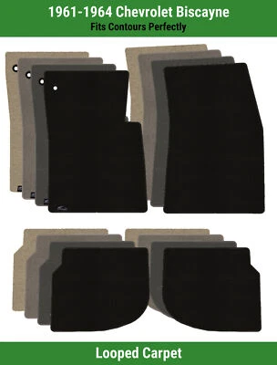 Alfombrillas Lloyd Classic Loop fila delantera y trasera para Chevrolet Biscayne '61-64  Foto 1 de 4
