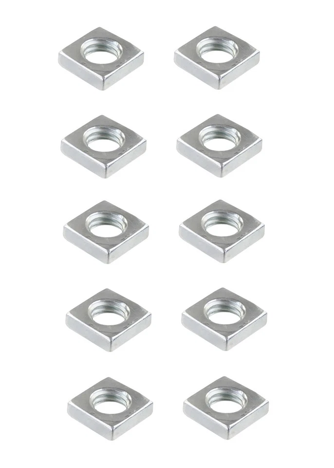 Vierkantmutter Mutter M2,5 Stahl verzinkt DIN 562 10 Stück (0381) - Bild 1 von 1