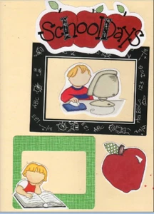 "SCHOOL DAYS" MY MIND'S EYE FRAME UPS DIE CUT SETS ~ BOYS GIRLS * - Picture 1 of 2