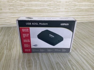 VINTAGE MODEM KRAUN ADSL USB EXTERNAL NEW OLD STOCK#1 - Zdjęcie 1 z 4
