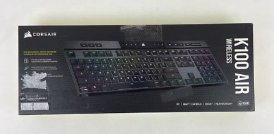 Corsair K100 Air Wireless Bluetooth Keyboard - Black (CH-913A01U) (Please Read) - Image 1 of 4